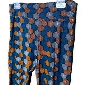 LuLaRoe Geometric Print Leggings | Tall Curvy